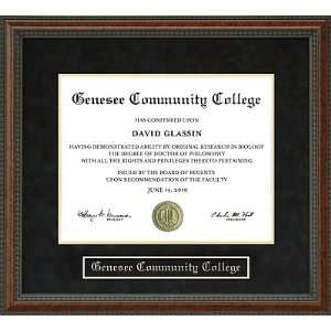  Genesee Community College Diploma Frame