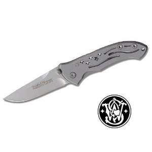    Smith & Wesson Freedom Factor Silver Knife: Sports & Outdoors