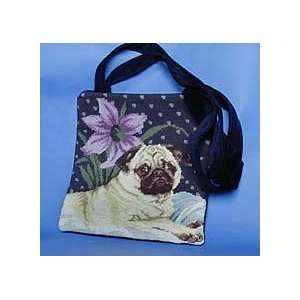  Pug Needlepoint Tote Bag Beauty