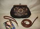 BRIGHTON SYLVIE MIRA BROWN Leather Crossbody/ Wristlet Purse NWT 