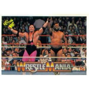   Wrestling Card #70  Bret Hart and Bad News Brown (WrestleMania IV