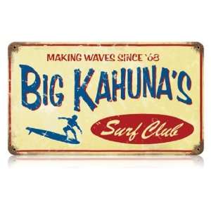  Big Kahuna Vintaged Metal Sign