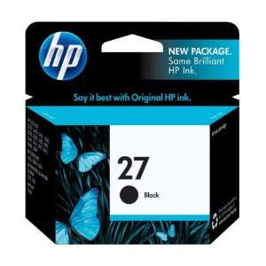 Hewlett Packard HP 27 Inkjet Print Cartridge, Black (280 Yield), Part 