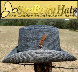 SunBody Hats Palm Straw GODFATHER HOMBURG Hat XXL XXXL  