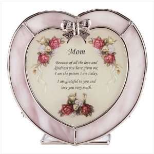  Glass Mom Heart Tealight Holder 