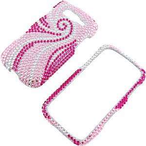   Galaxy S Blaze 4G T769, Swirl Pink & White Full Diamond Electronics