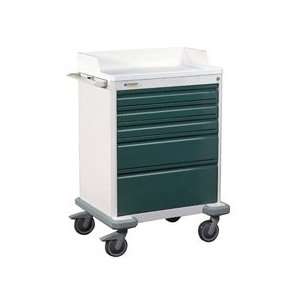  Deluxe Five Drawer Anesthesia Cart: Office Products