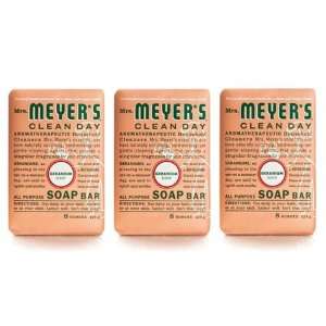  Mrs. Meyers Clean Day All Purpose Bar Soap, Geranium, 8 oz 