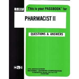  Pharmacist II (Career Exam Ser.C 1837) (9780837318370 