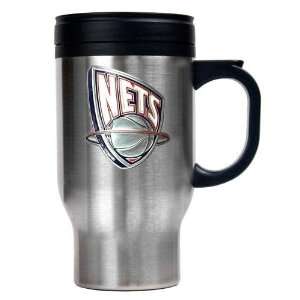  New Jersey Nets NBA Stainless Steel Travel Mug   Primary 