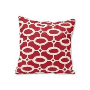  Coldwater Creek Hooked Red pillow