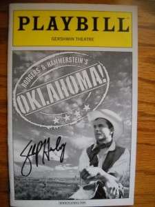 Signed Shuler Hensley (Only) Autographed Playbill Oklahoma Patrick 
