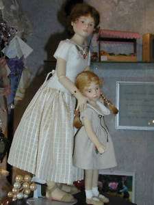 Maggie Iacono American Cloth Artist Rare Mothers Day 2 Doll Set MIB 