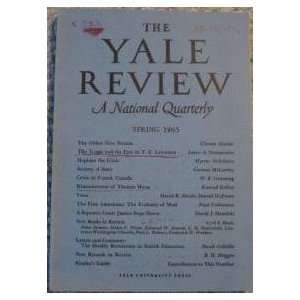    The Yale Review   Spring 1965: Yale University Press: Books