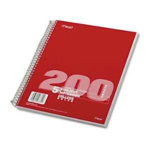  Mead 06780   5 Subject Notebook, College Rule, 8 1/2 x 11 