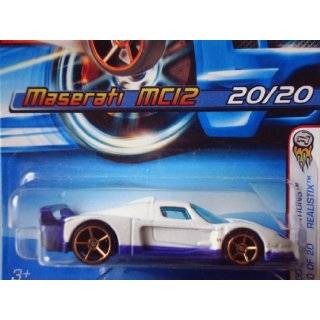 2005 Hot Wheels First Editions Realistix Maserati MC12 White With FTE 