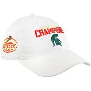   White 2012 Outback Bowl Champions Adjustable Hat 