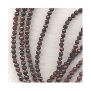 4mm Red Tiger Eye Round Beads: Arts, Crafts & Sewing