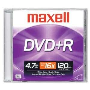  NEW 16x Write Once DVD+R   Single (Memory & Blank Media 