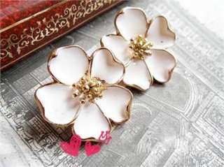 Fashion Super Nice Exquisite Jasmine Flower Earring For Lady Girl e29 