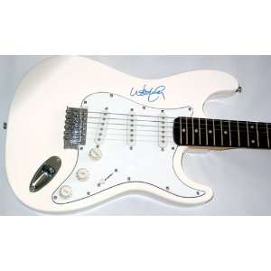  Willie Nelson Autographed Signed White Guitar: Everything 