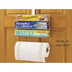  Over The Door Paper Towel/Wrap Rack