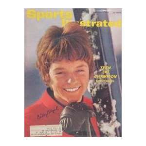 Cathy Nagel autographed Sports Illustrated Magazine (Skiing, Olympics)
