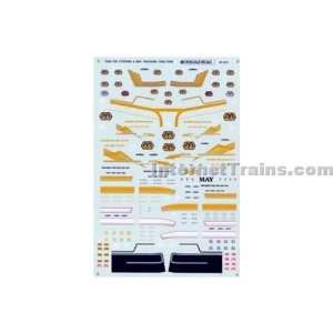  Microscale N Scale Tractors & Trailers Decal Set   May 