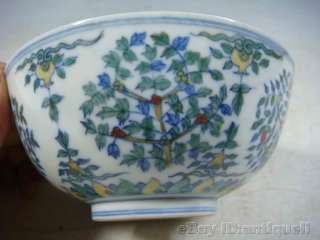 beautiful DOUCAI porcelain bowl  