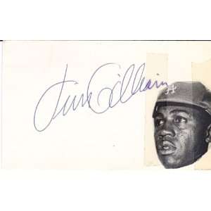  Jim Gillian Autographed 3x5 Postcard