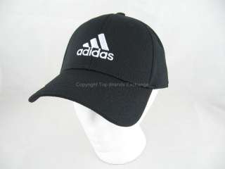 Adidas Stretch Fit Cap Hat Basketball Soccer Golf Black Blue Red Gray 