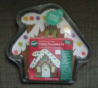 Wilton ~ GINGERBREAD HOUSE Cookie Pan Kit ~ NEW  