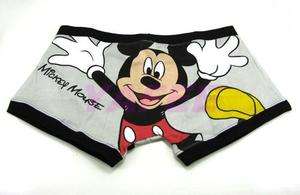   Mickey Mouse Cartoon Mens Underwear Boxers Briefs Cotton  