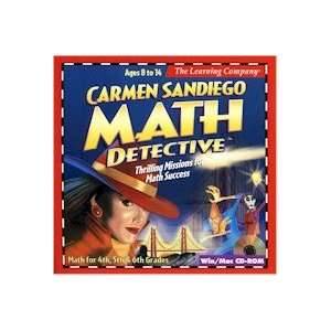  New Learning Company Carmen Sandiego Math Detective Over 