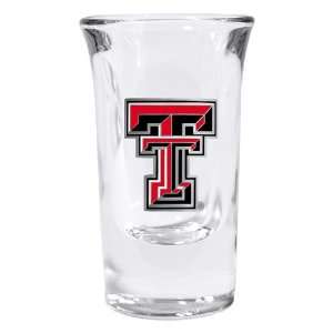 Officially Licensed Collegiate Fluted Glass   Texas Tech Raiders 