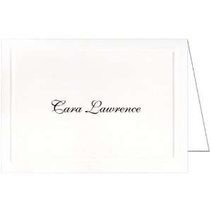  Classic White Embossed Border Baby Shower Thank You Cards 