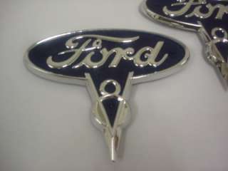 1935 35 1936 36 Ford Pickup Truck Hood Side Emblems  