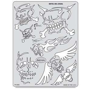  Templates   Son of Skull Master Devil or Angel Template Arts, Crafts