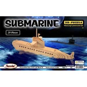  Puzzled A1242 Assembled Submarine Toys & Games
