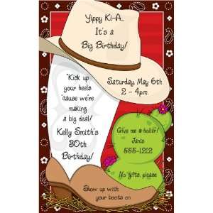  Country And Western Party Invitations 