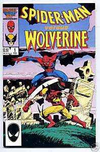 SPIDER MAN vs. WOLVERINE #1 Feb 1987 NM UNREAD Marvel Comic  