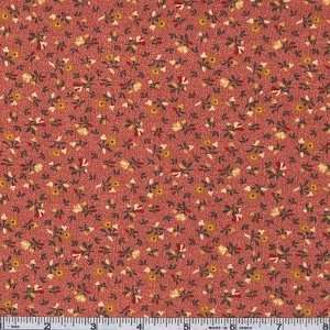  45 Wide Grandmothers Flower Garden Petite Floral Coral 