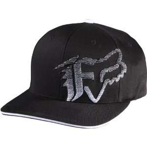  Fox Racing DC Check Mens Flexfit Sports Wear Hat   Black 