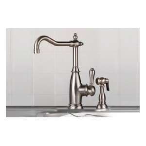  Mico 7753 PN Single Handle Kitchen Faucet W/ Side Spray 