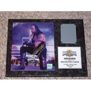  Undertaker Wrestlemania 24 Commemorative Plaque 