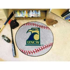 North Carolina Wilmington Seahawks NCAA Baseball Round Floor Mat (29)