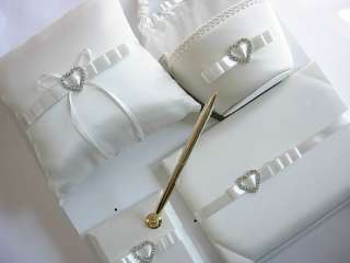 pc Ivory Wedding accessory set accessories rhinestone  