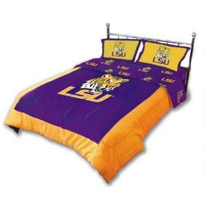  LSU Tigers Comforter Set  King Bed