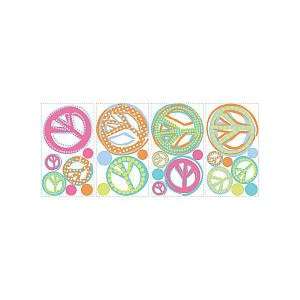  Peace Sign Removable Wall Decorations 