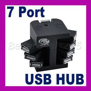 Port USB 2.0 High Speed HUB+USB cable For Laptop PC  